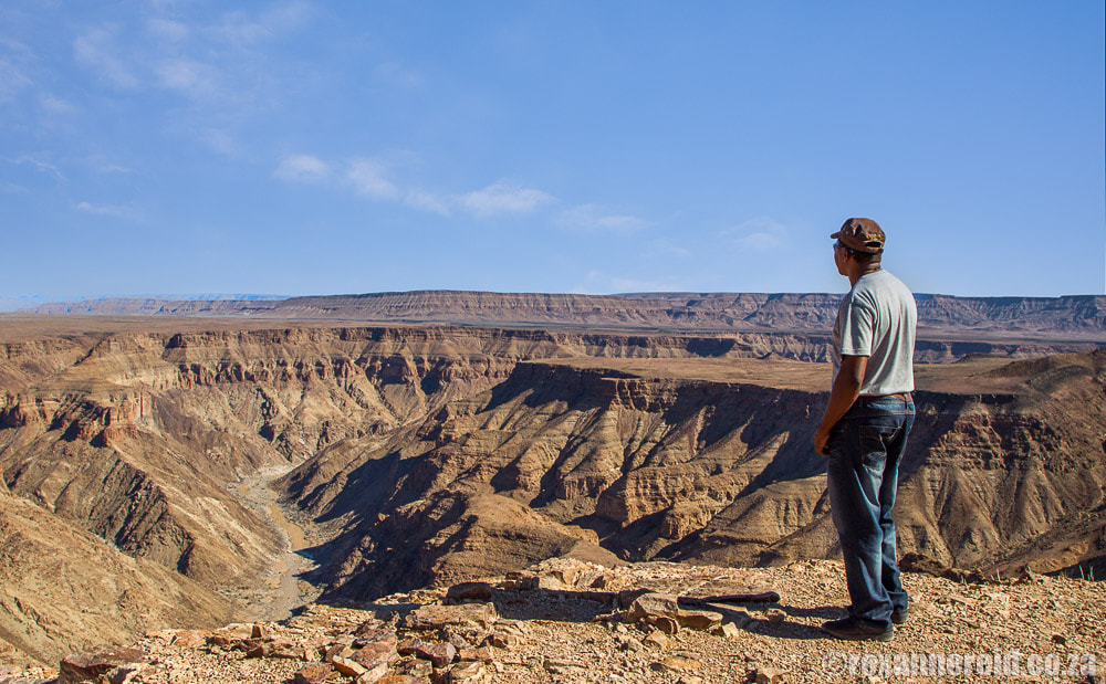 Viewpoint overlooking Fish River Canyon